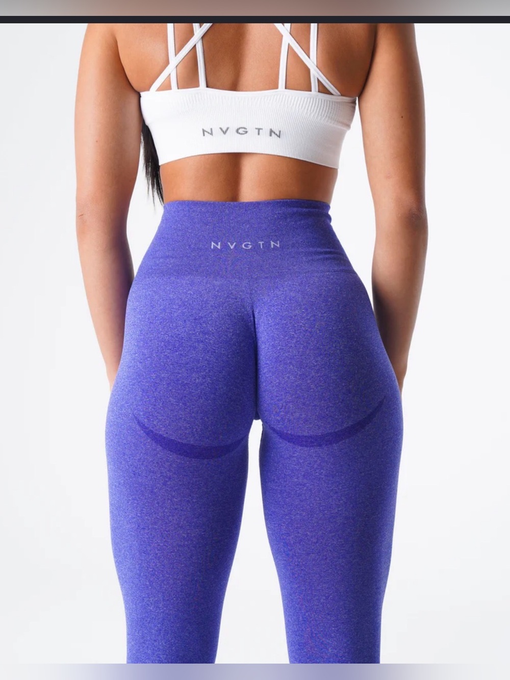 NVGTN Seamless High-Waist Leggings - Royal Blue